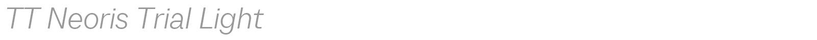 TT Neoris font preview